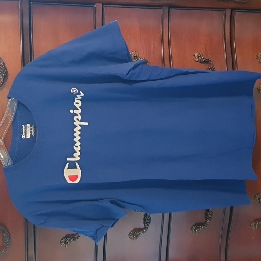 Men's Royal Blue Champion Logo Tee sz XL